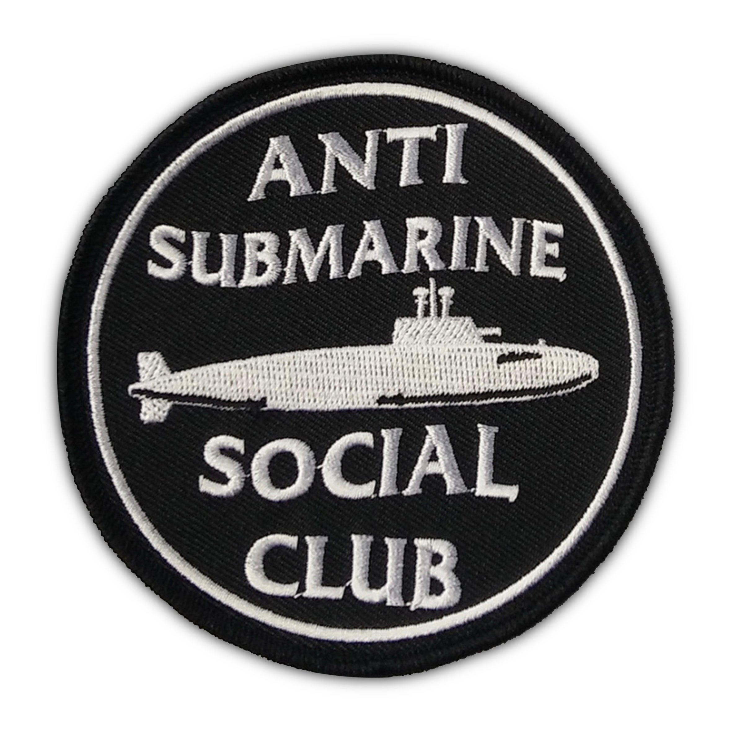 Anti Submarine Social Club Embroidered Patch