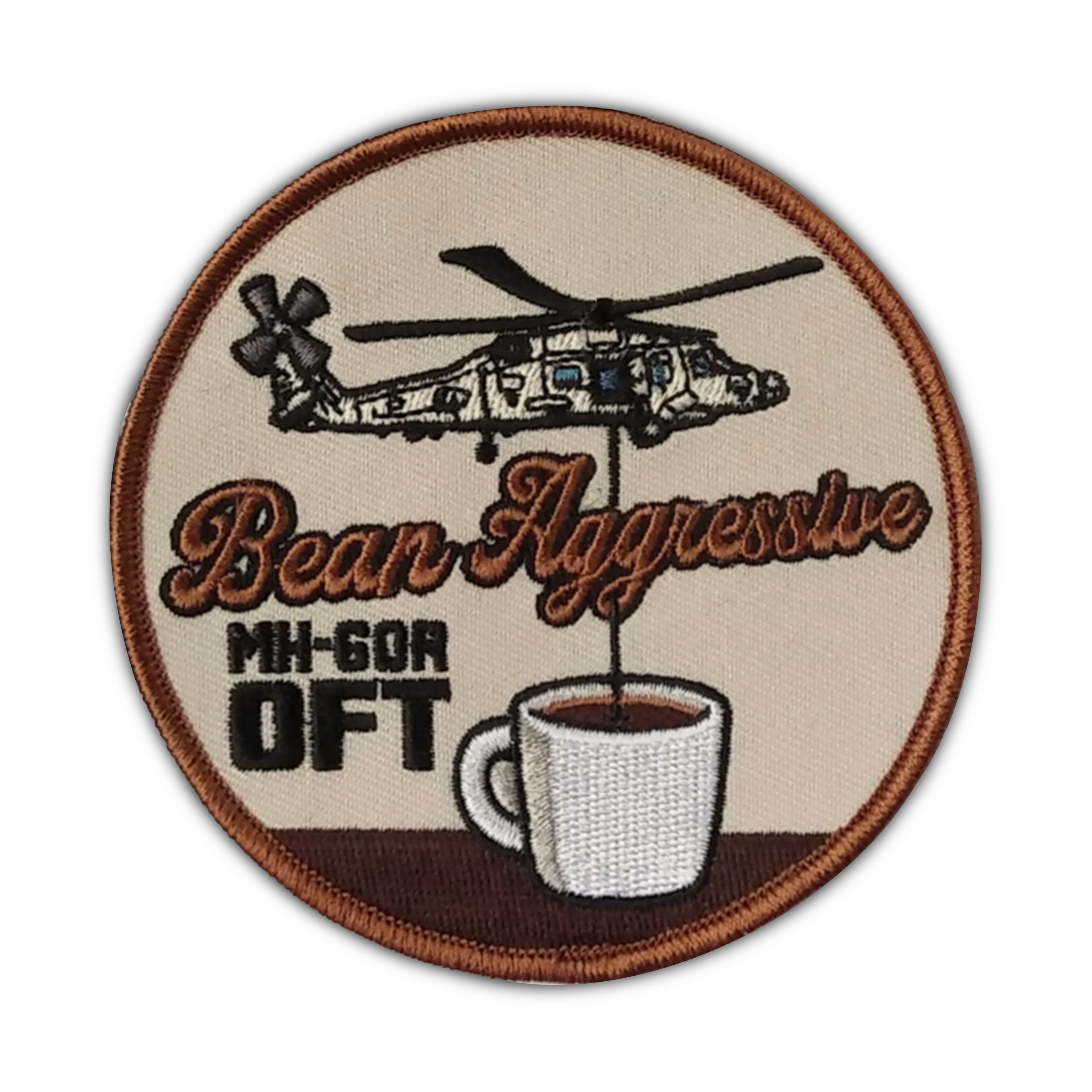 Bean Aggressive MH-60R OFT Embroidered Patch