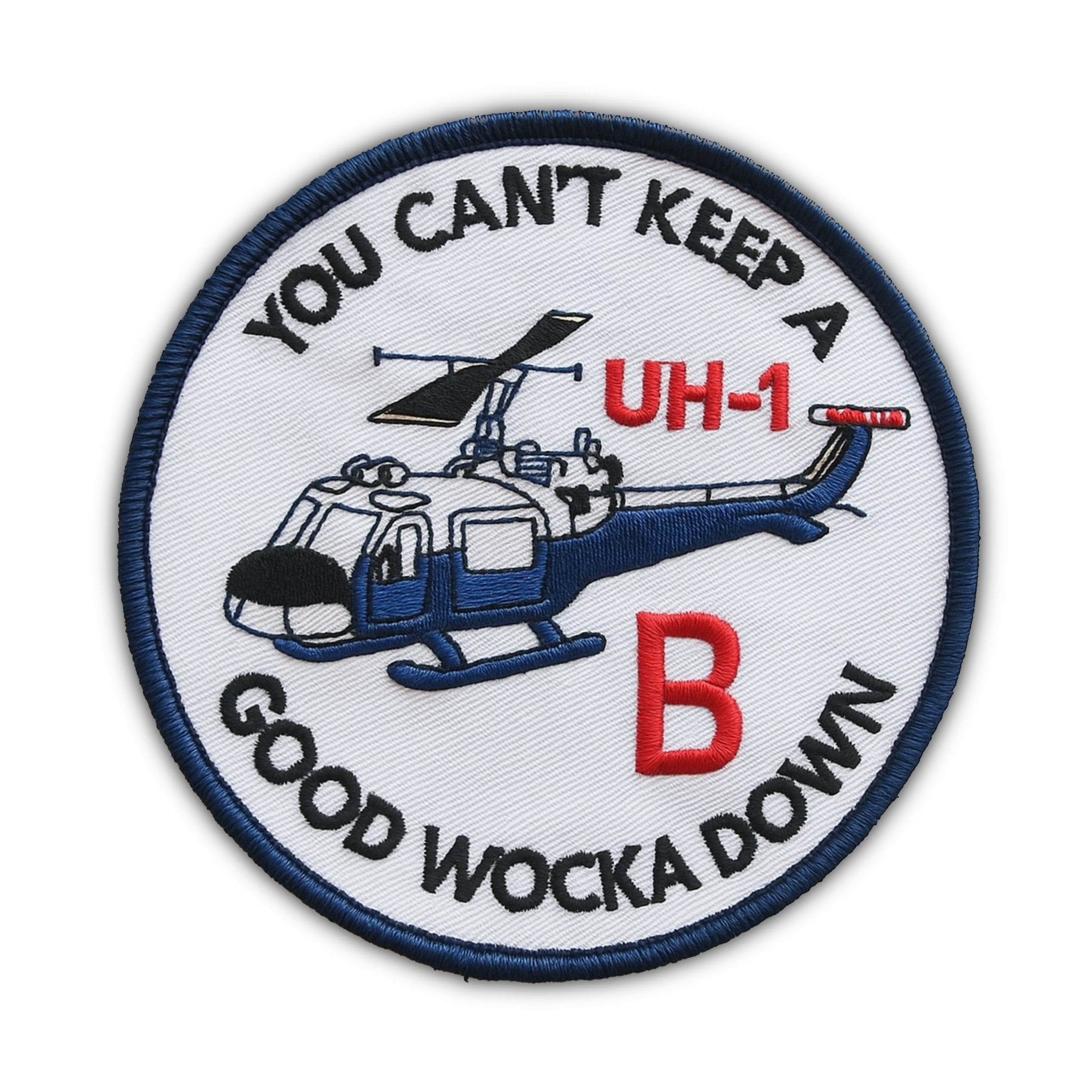 Good Wocka UH-1B Embroidered Patch