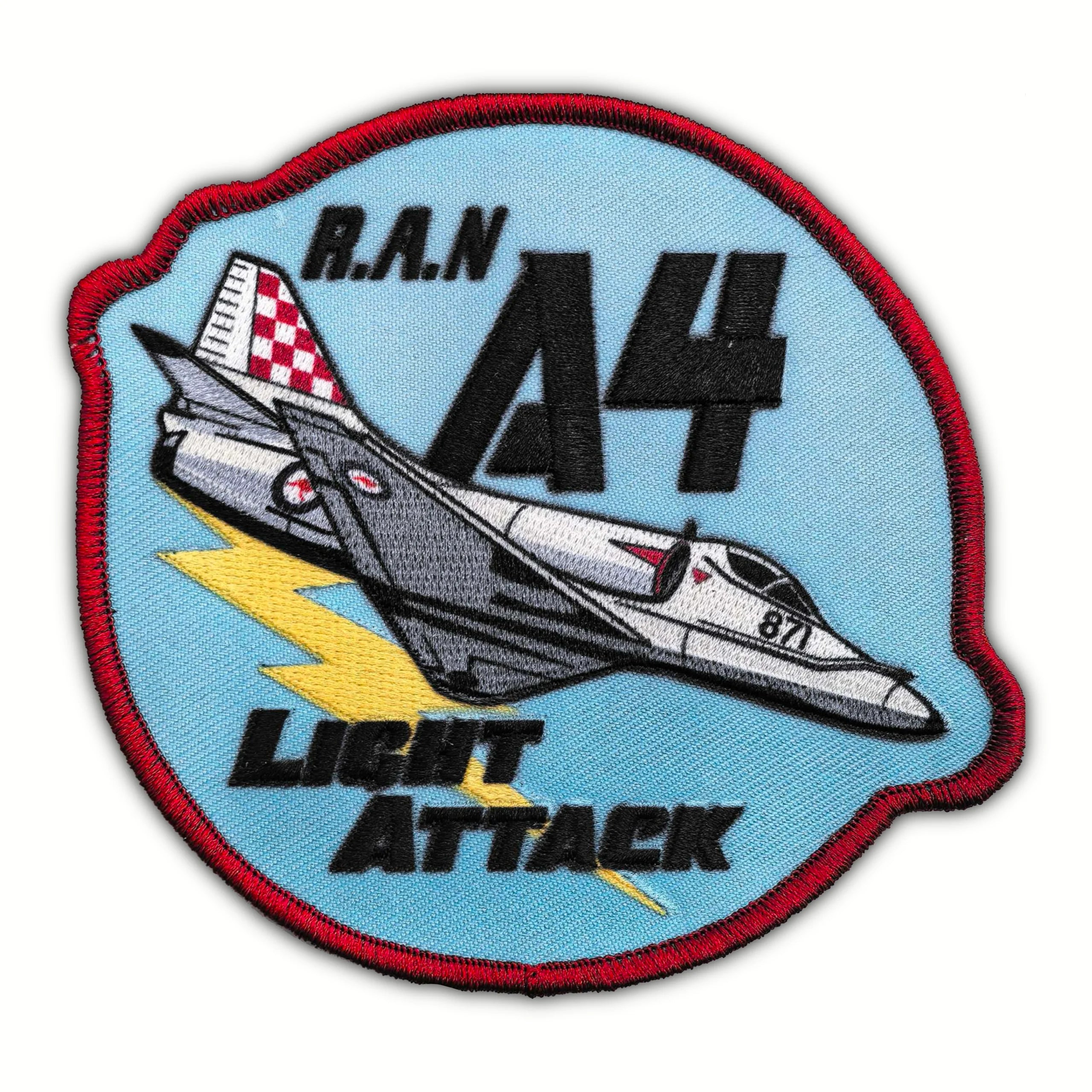 RAN A-4 Skyhawk Embroidered + Sublimated Patch