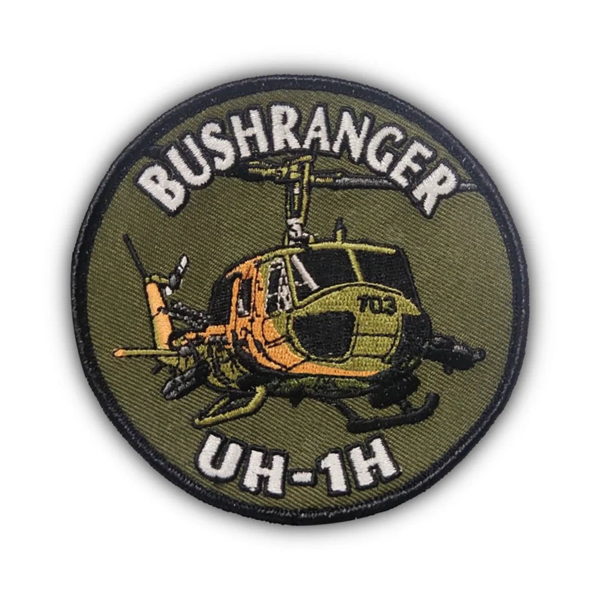 UH-1H Bushranger 703 Embroidered Patch