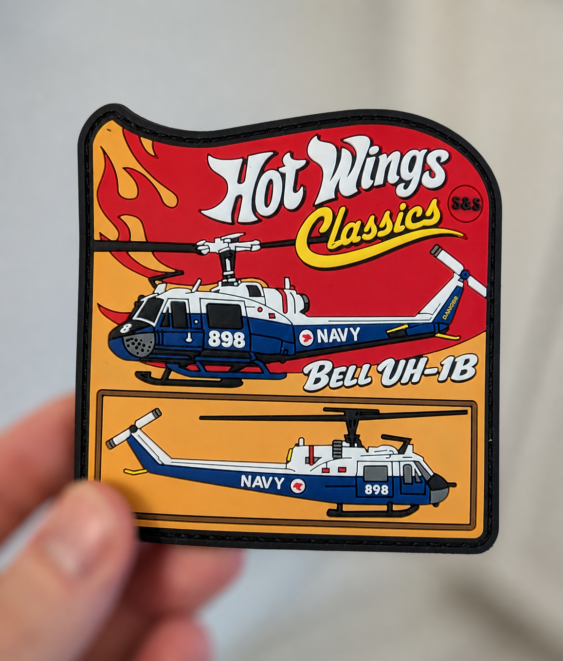 Hot Wings UH-1B 898 PVC Patch