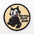 Working Both Ends Embroidered Patch